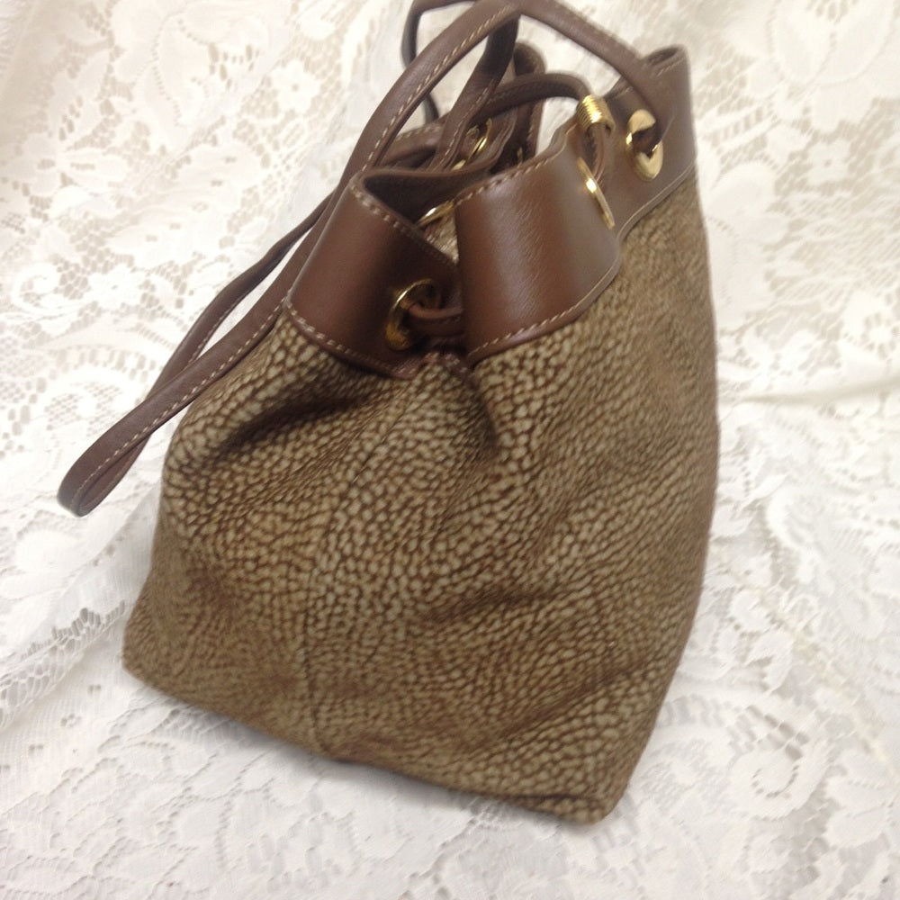 Redwall Borbonese Quail Suede Handbag 8in x 6in sq