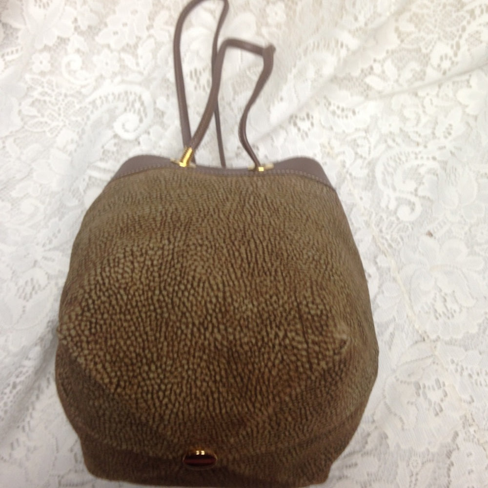 Redwall Borbonese Quail Suede Handbag 8in x 6in sq