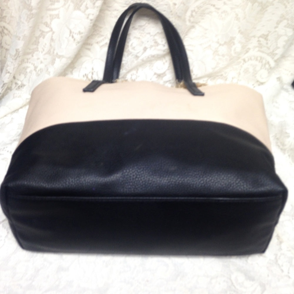 Mary Kay Pink and Black Faux Leather Tote