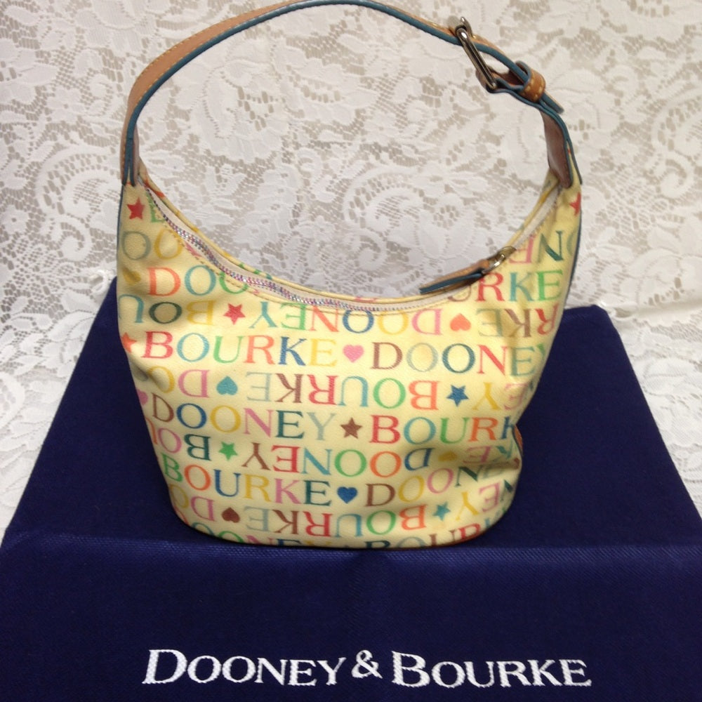 Colorful Dooney & Bourke Handbag 8in x 6in