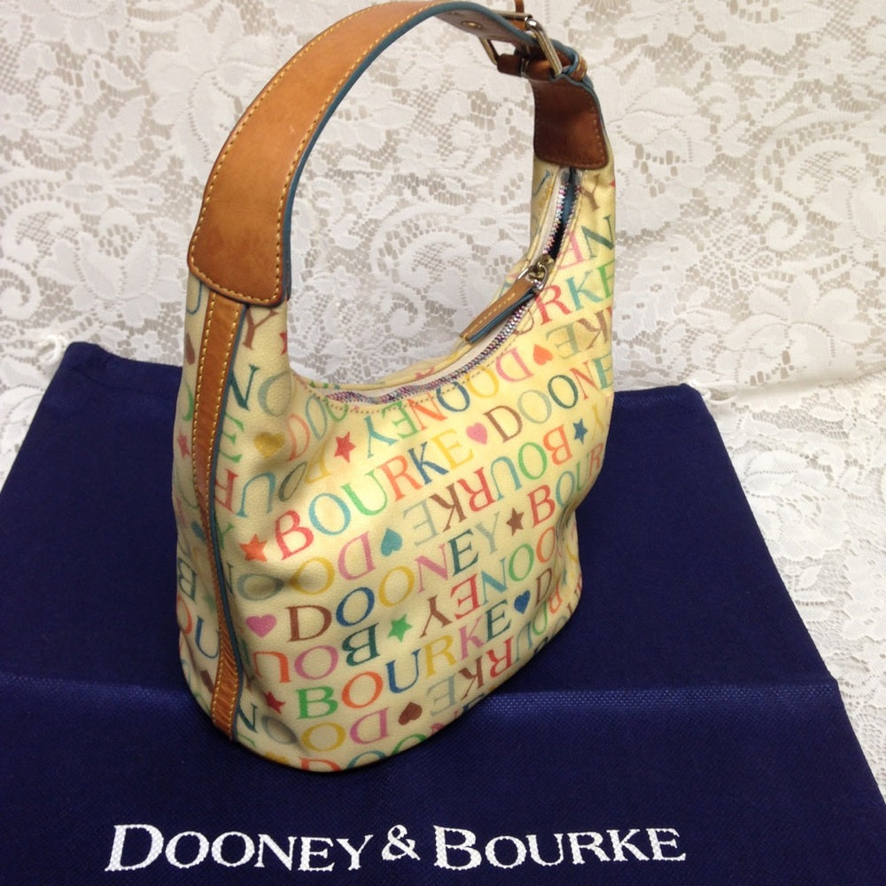 Colorful Dooney & Bourke Handbag 8in x 6in