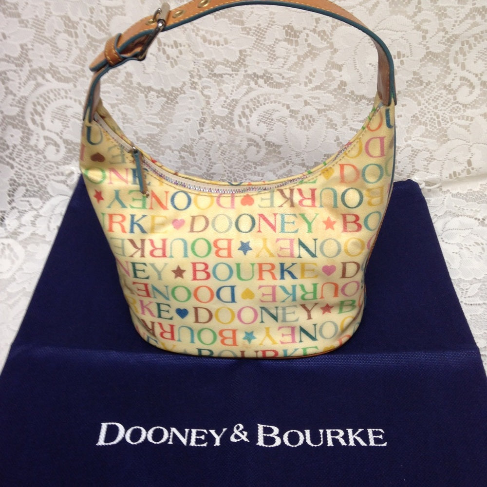 Colorful Dooney & Bourke Handbag 8in x 6in
