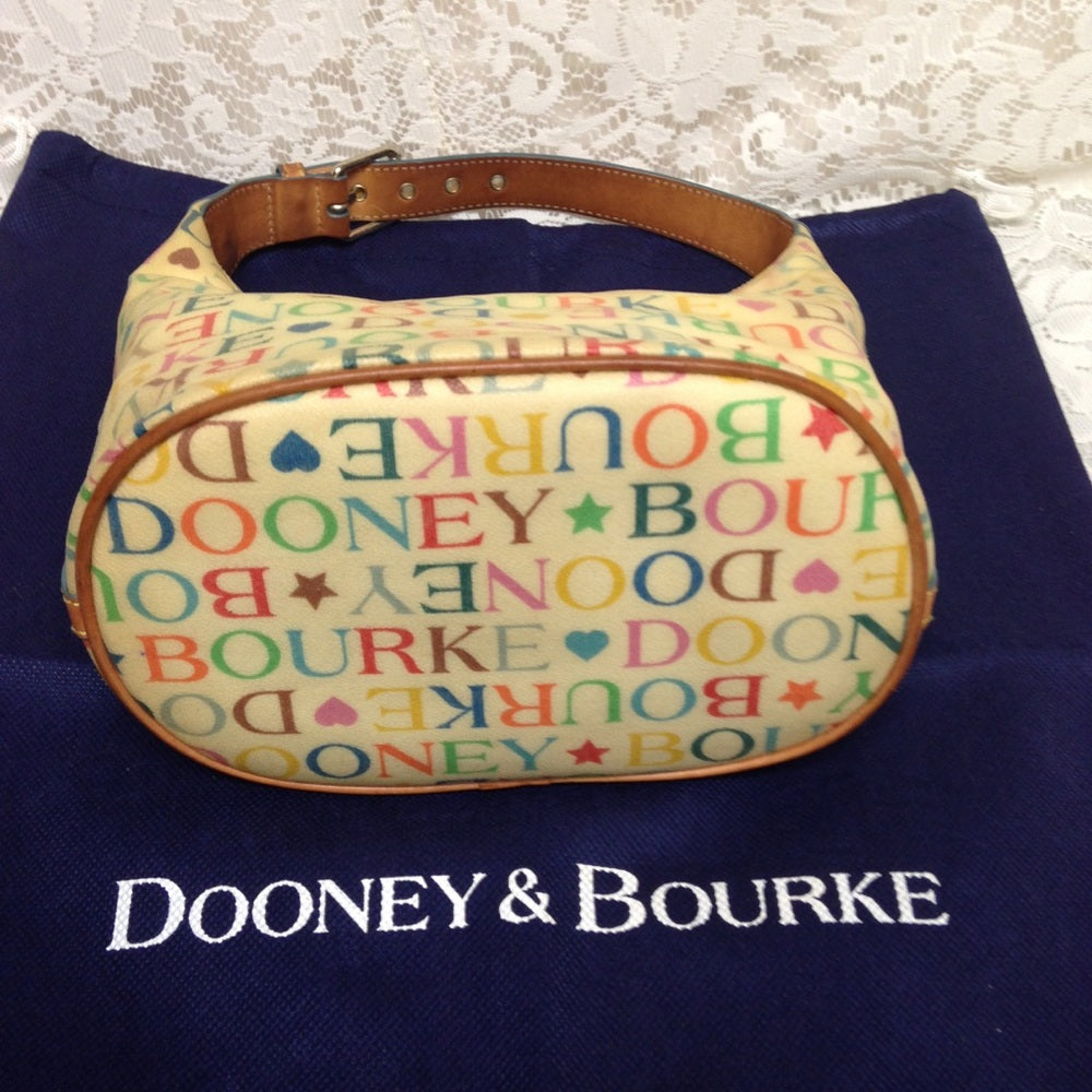 Colorful Dooney & Bourke Handbag 8in x 6in