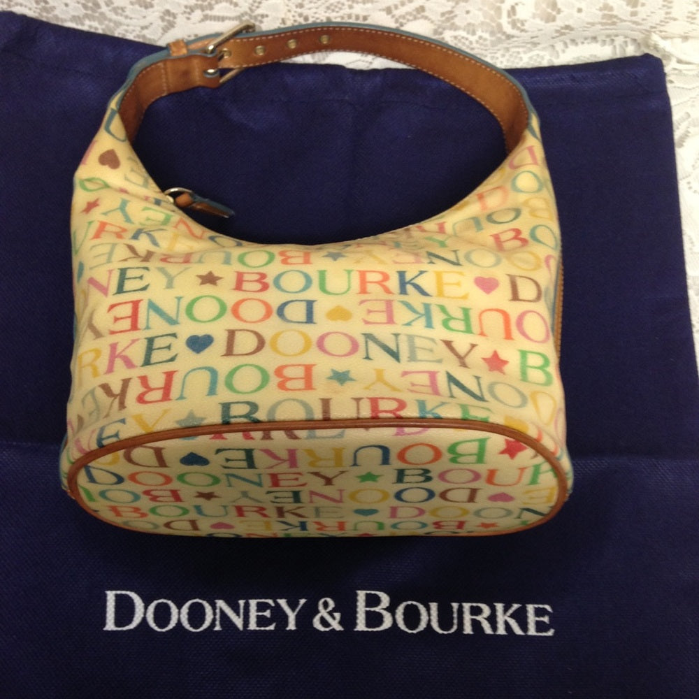 Colorful Dooney & Bourke Handbag 8in x 6in