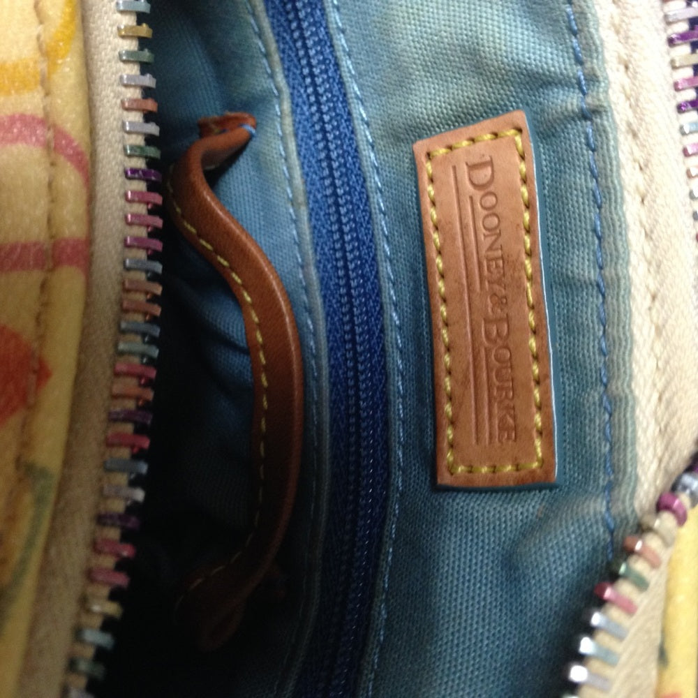 Colorful Dooney & Bourke Handbag 8in x 6in