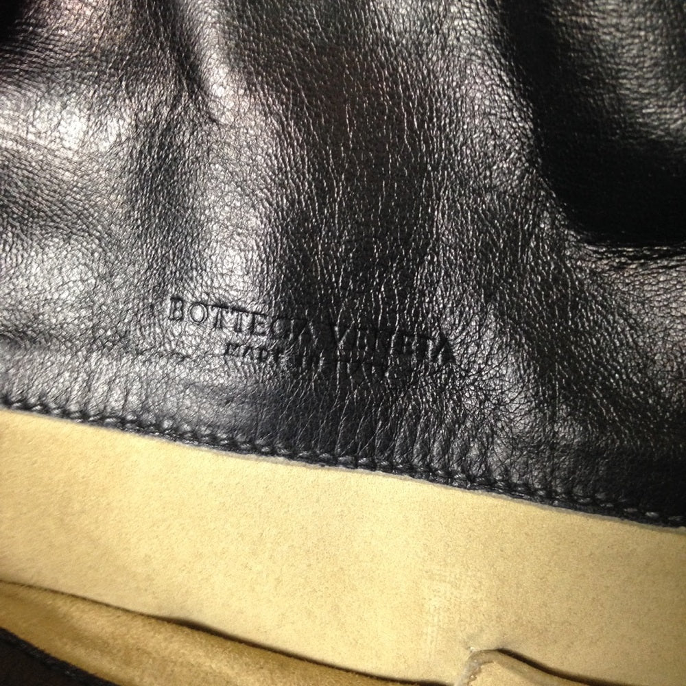 Bottega Veneta Black-Leather Tote Handbag