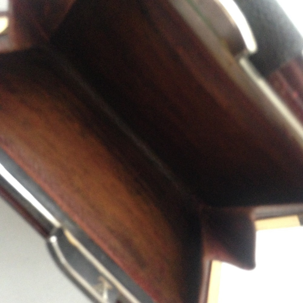 Louis Vuitton Brown Mono Kisslock Compact Wallet