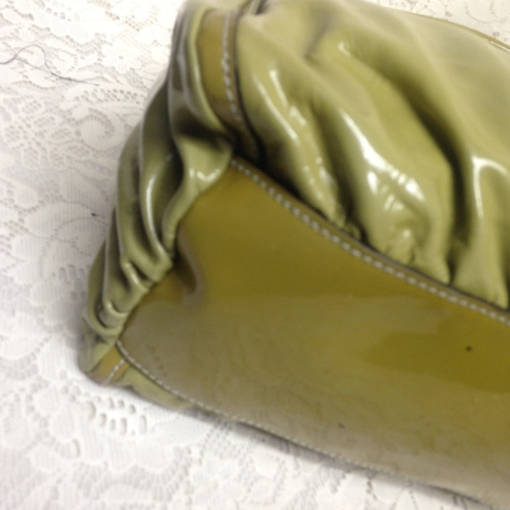 Gucci Green Patent Leather Shoulder Bag