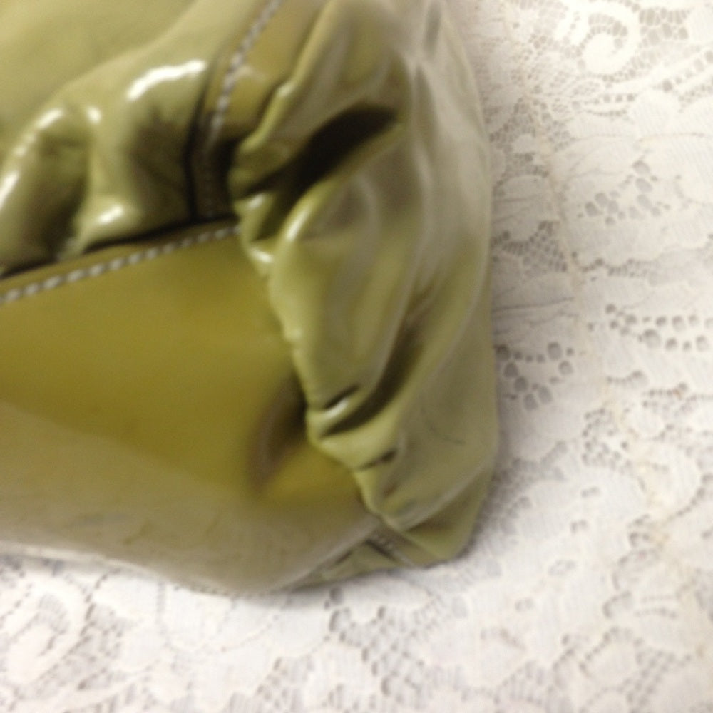 Gucci Green Patent Leather Shoulder Bag