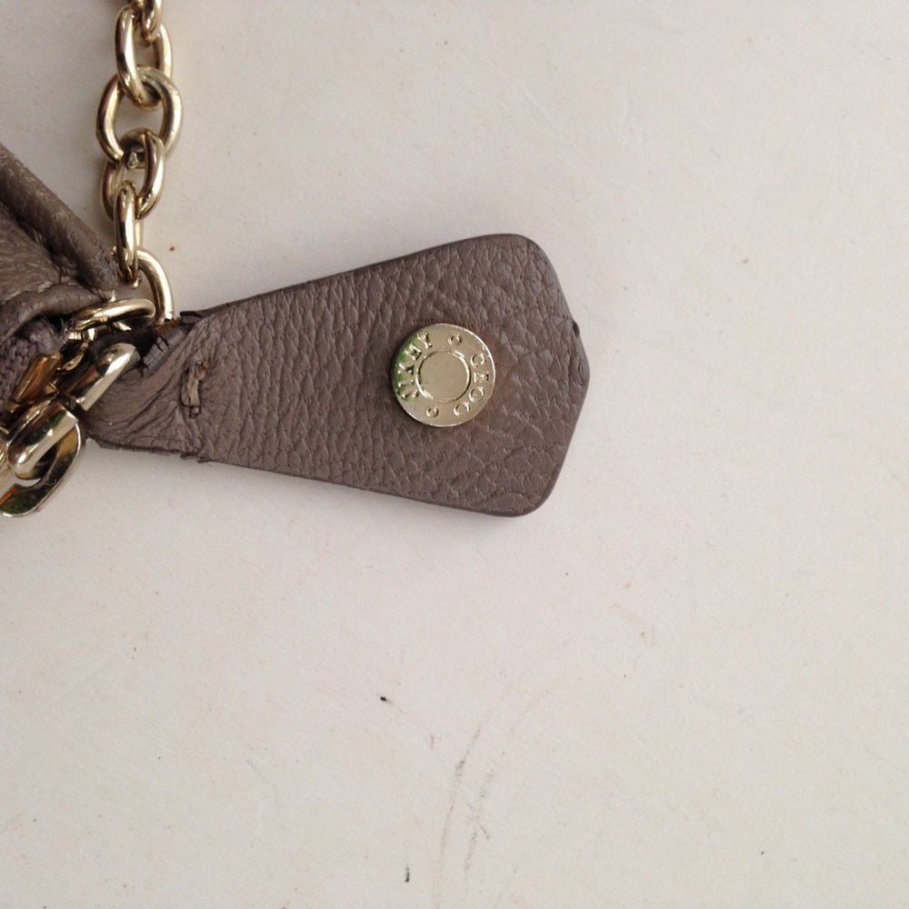 Jimmy Choo BrownLeather-Silver Star Coin-Key Walle