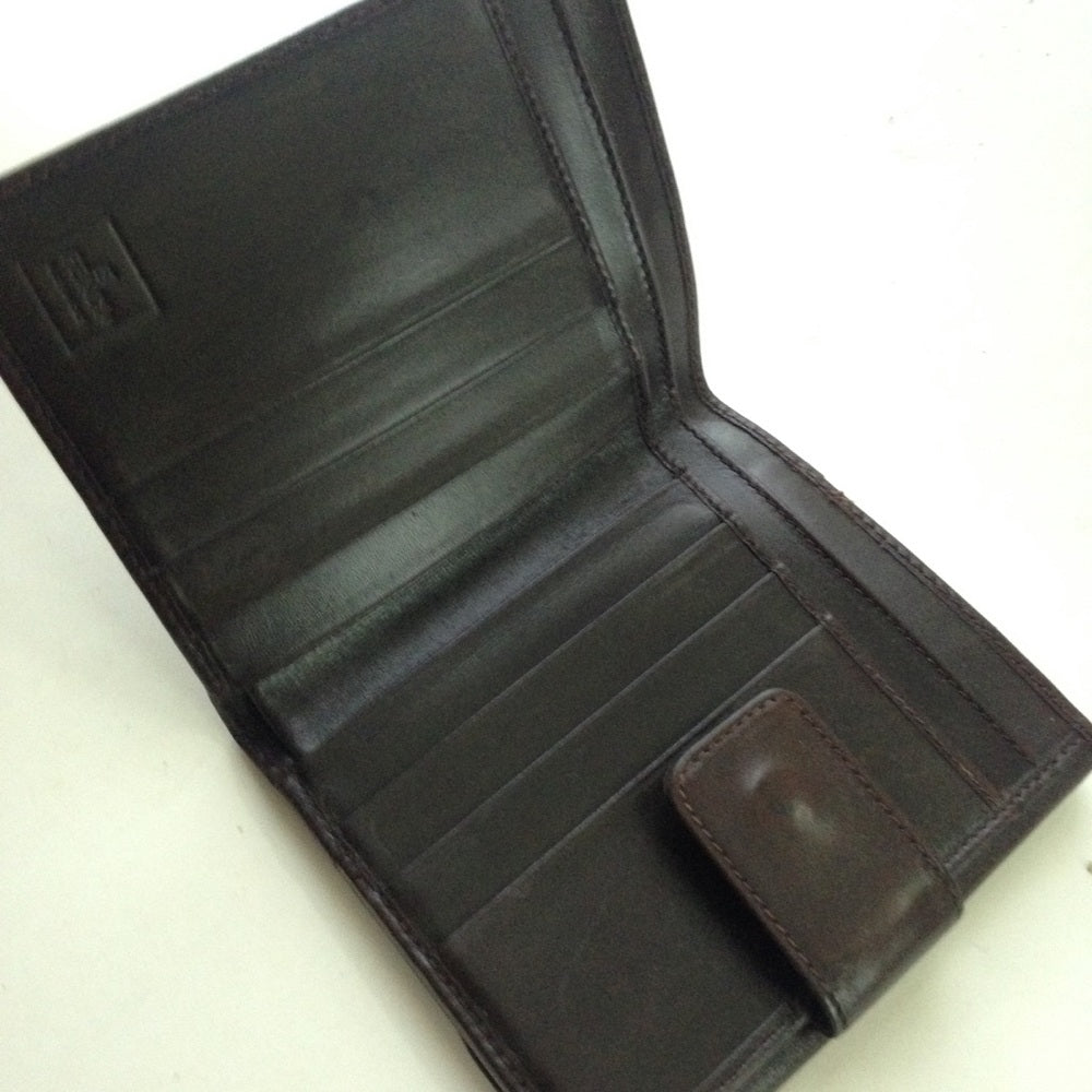 Fendi Italy, Zucca Pattern Compact Bifold Wallet