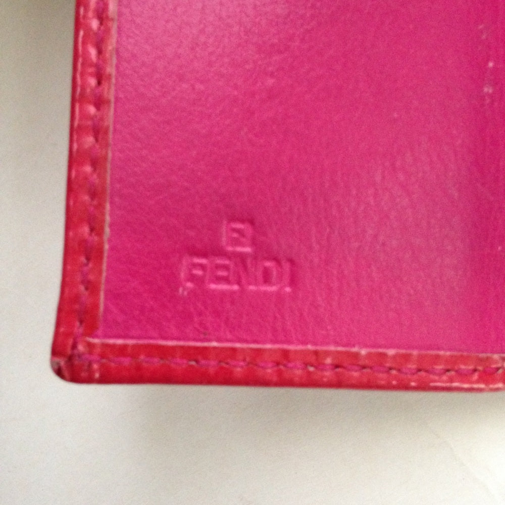 Fendi Red Vernis 6 Hooks Key Case