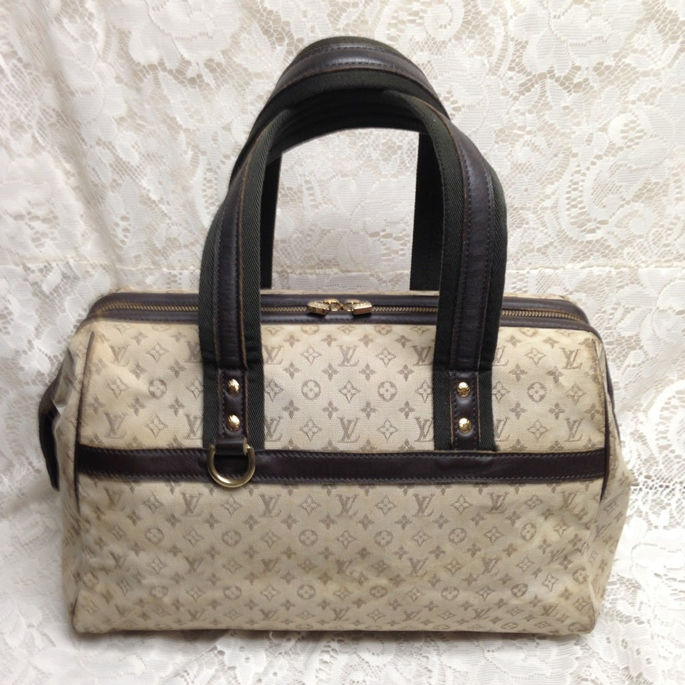 Louis Vuitton Mini Lin Beige Josephine GM Handbag