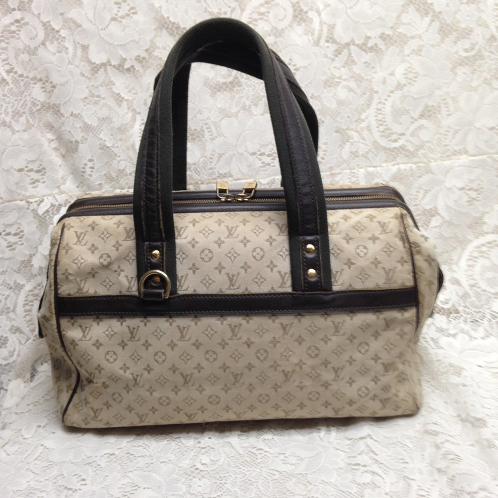 Louis Vuitton Mini Lin Beige Josephine GM Handbag