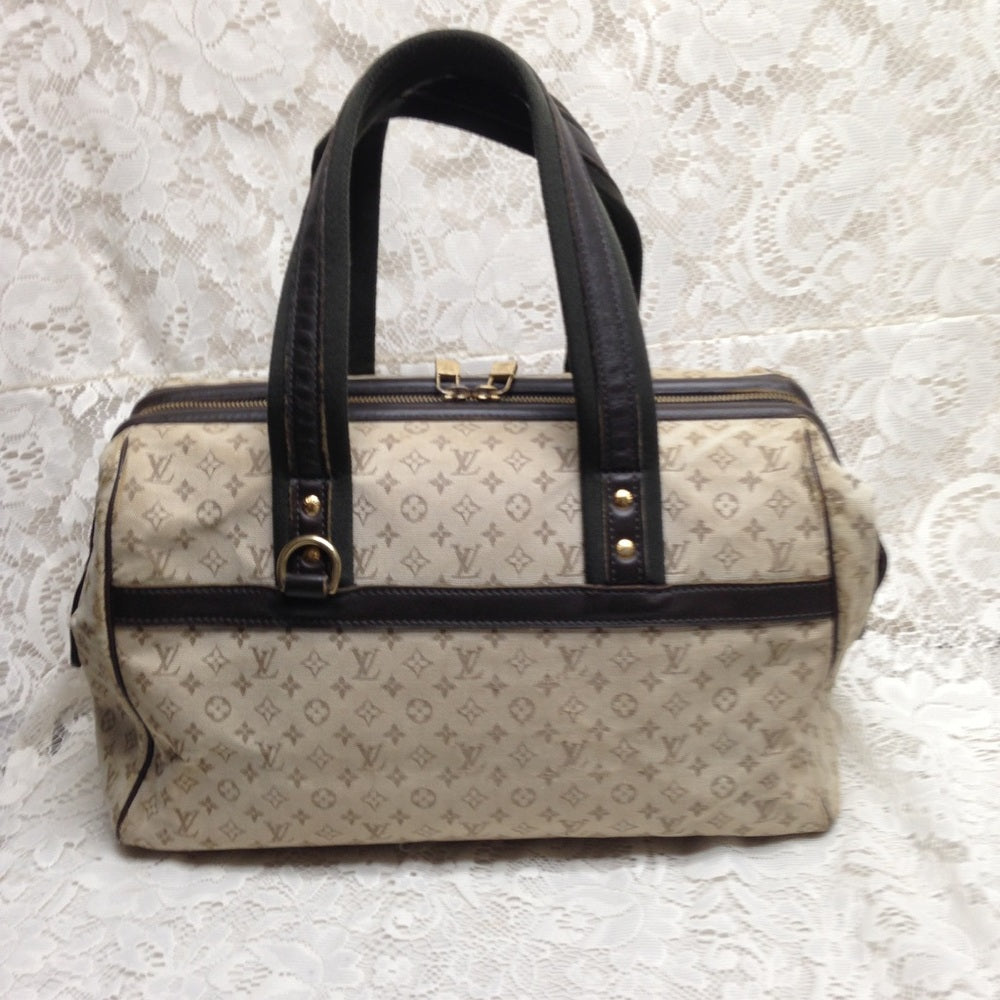 Louis Vuitton Mini Lin Beige Josephine GM Handbag