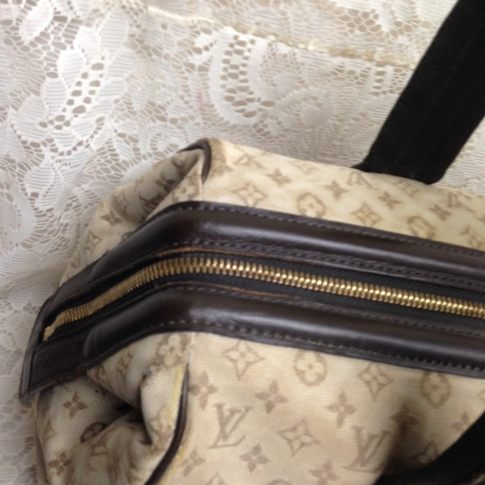 Louis Vuitton Mini Lin Beige Josephine GM Handbag