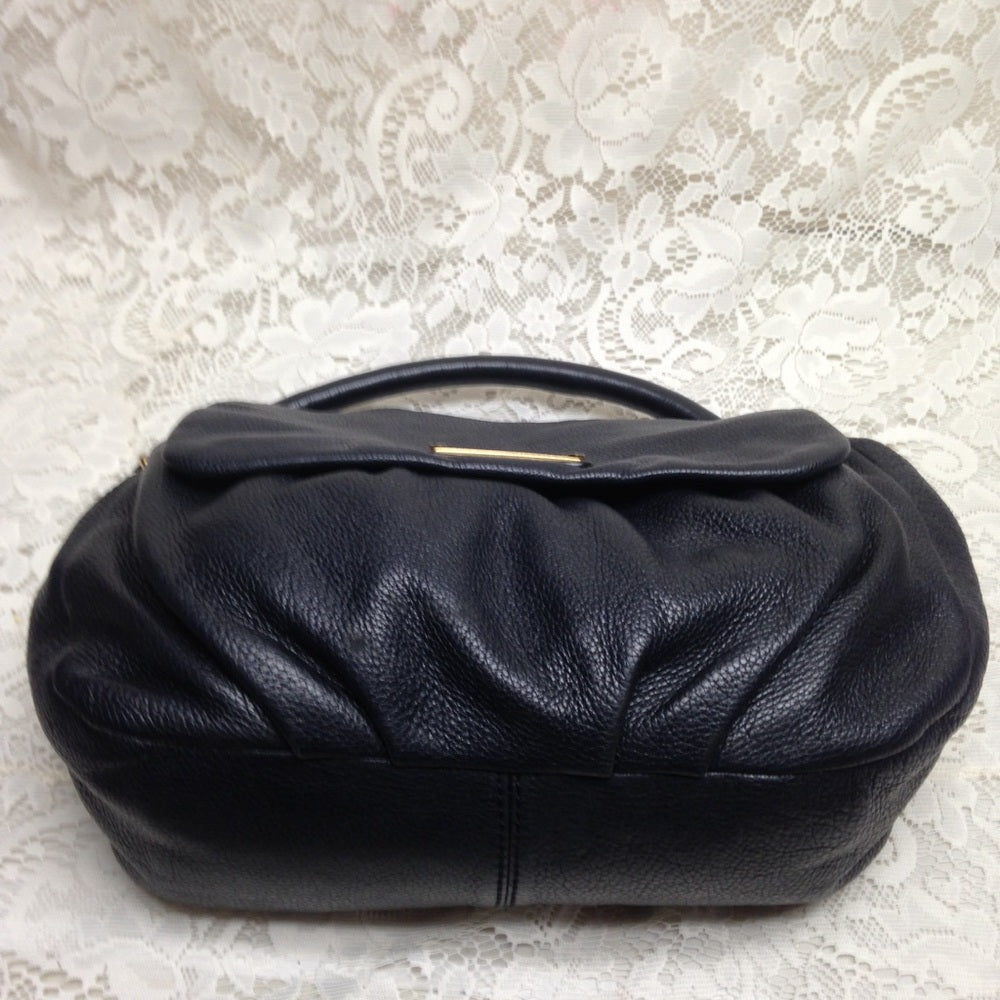 Marc by Marc Jacobs Black Pebble Leather Handbag