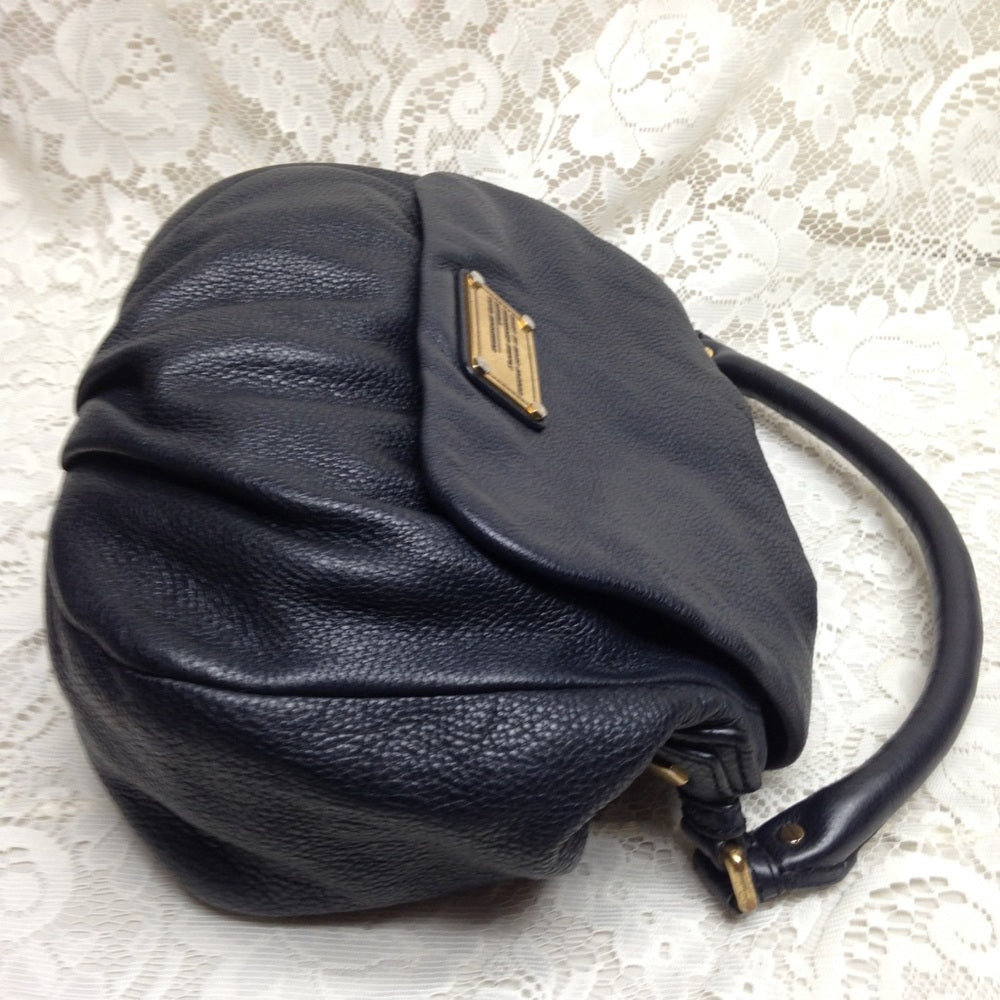 Marc by Marc Jacobs Black Pebble Leather Handbag