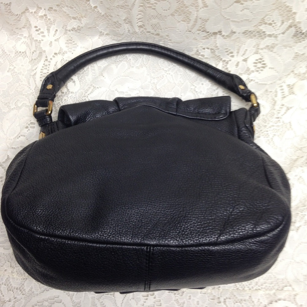 Marc by Marc Jacobs Black Pebble Leather Handbag