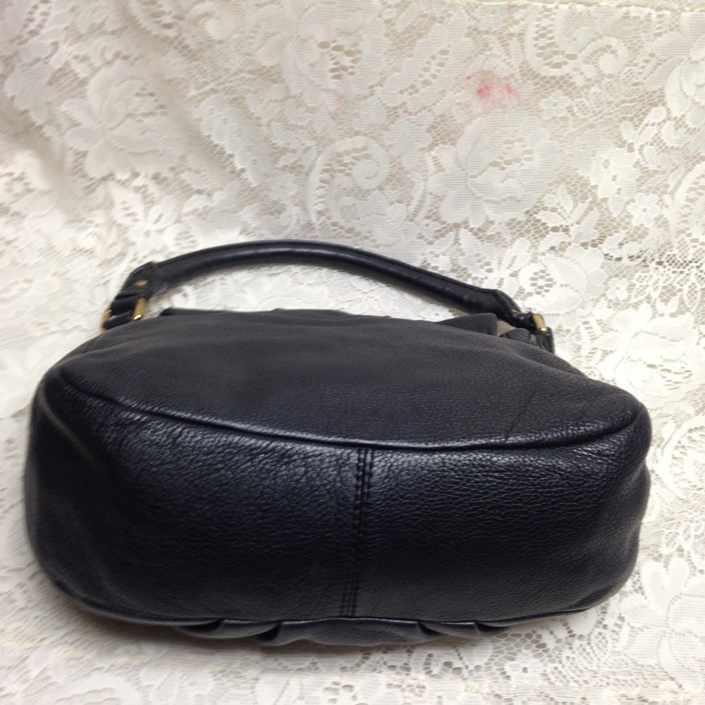 Marc by Marc Jacobs Black Pebble Leather Handbag