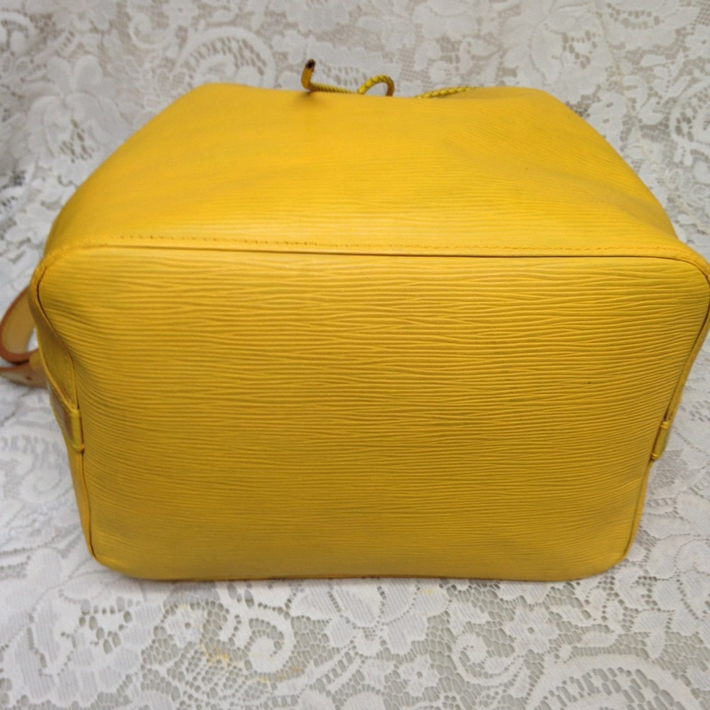 Louis Vuitton Yellow Epi Leather Noe PM Shoulder B