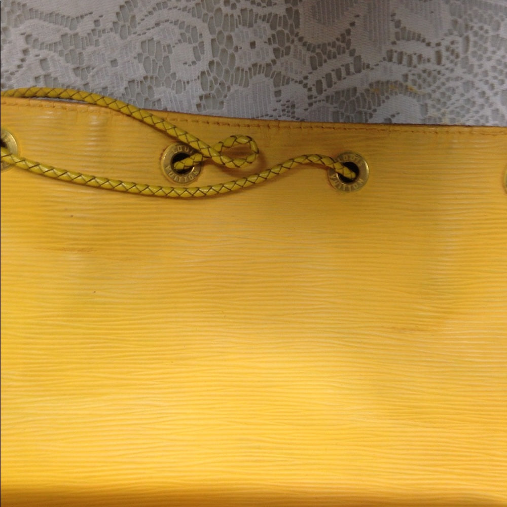 Louis Vuitton Yellow Epi Leather Noe PM Shoulder B