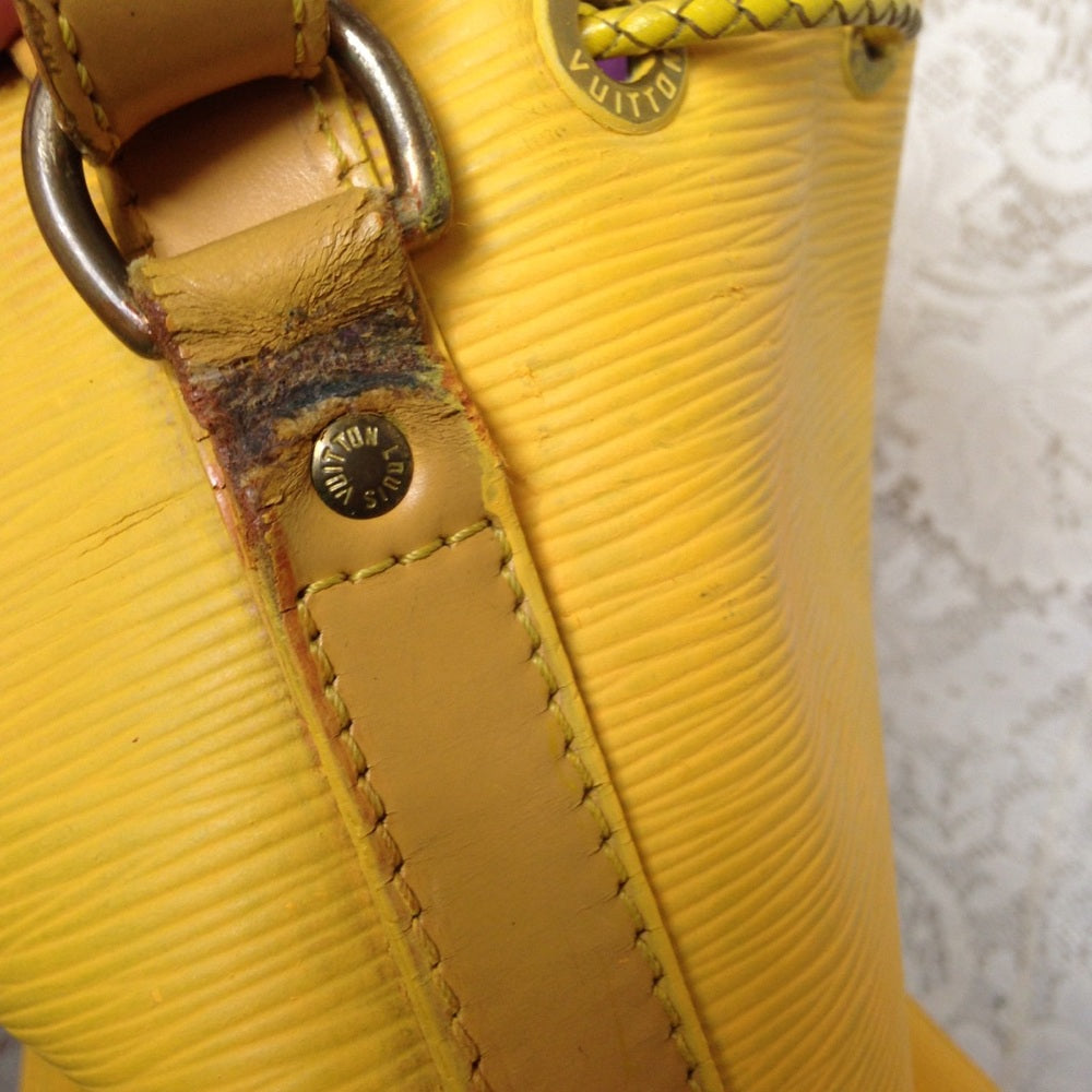 Louis Vuitton Yellow Epi Leather Noe PM Shoulder B