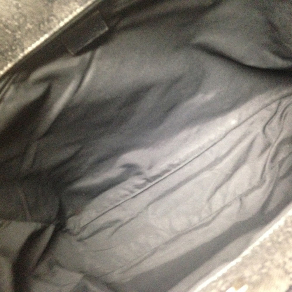 Vintage Gucci Italy, Black Mono Hand-Shoulder Bag