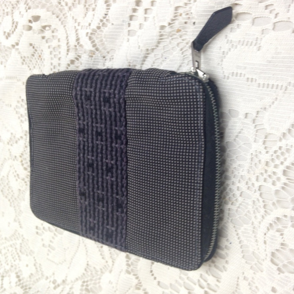 Hermes Her Line Gray Zip-Around Agenda Day Planner