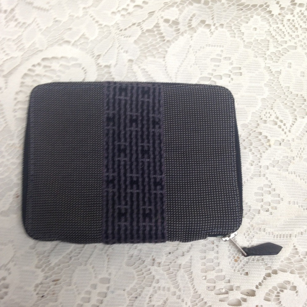Hermes Her Line Gray Zip-Around Agenda Day Planner