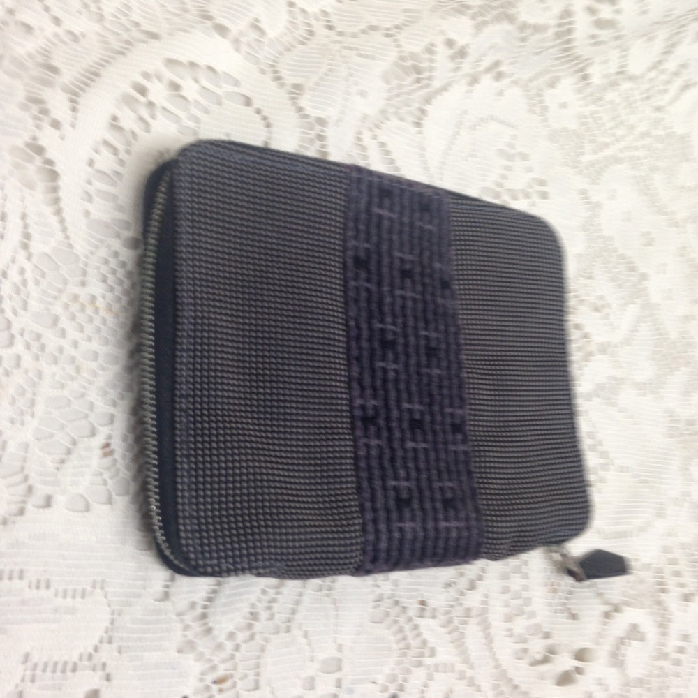 Hermes Her Line Gray Zip-Around Agenda Day Planner