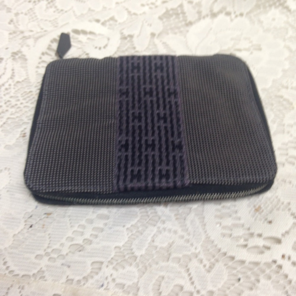 Hermes Her Line Gray Zip-Around Agenda Day Planner