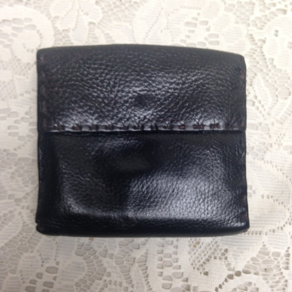 Fendi Selleria Black-Pink Compact Wallet