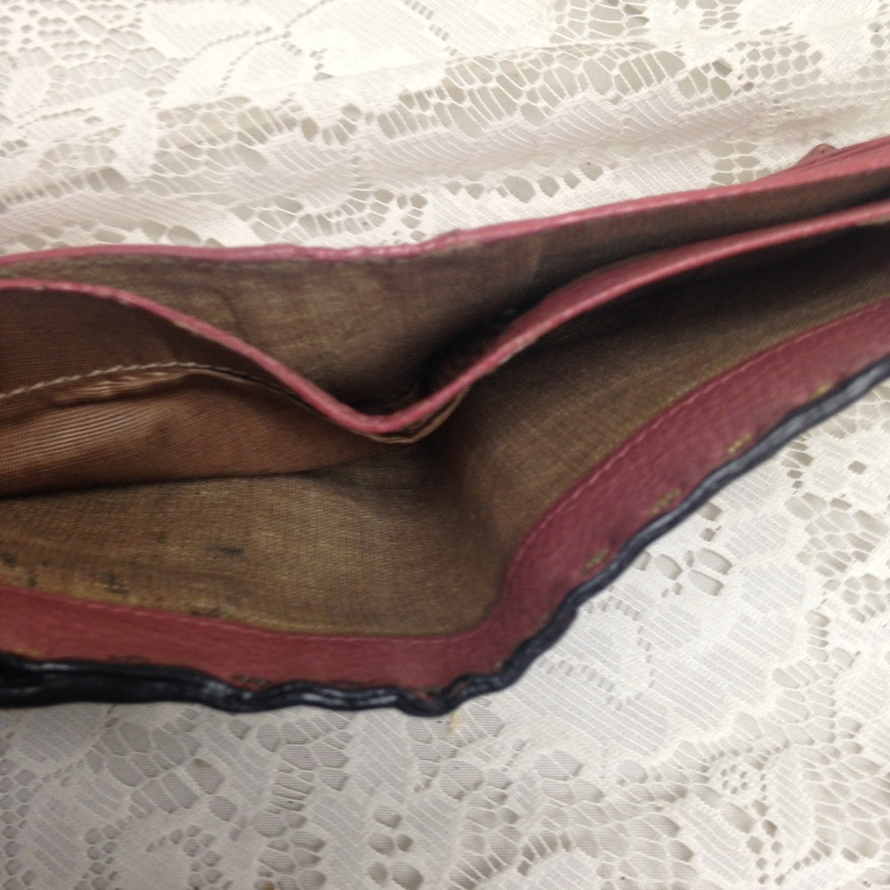Fendi Selleria Black-Pink Compact Wallet