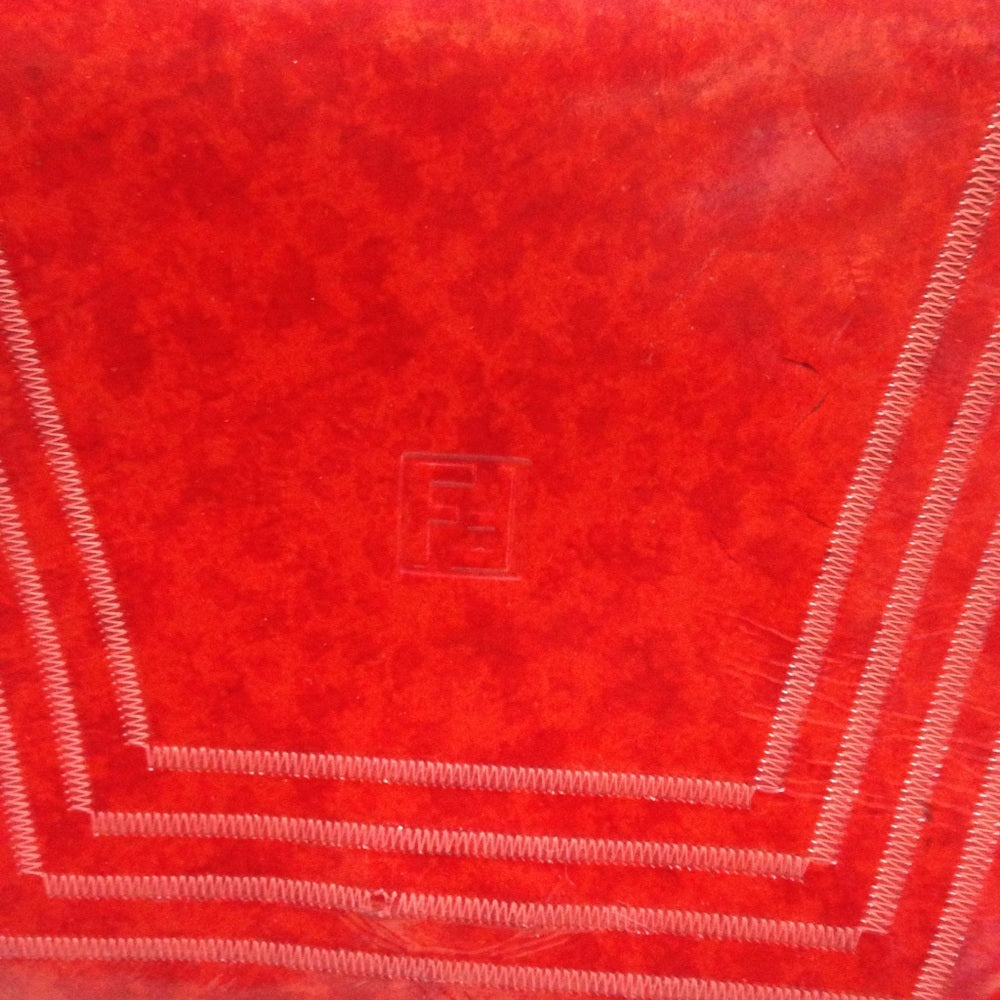 Fendi Red Patent Leather Clutch-Crossbody