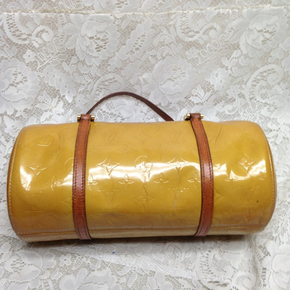 Louis Vuitton Yellow Vernis Papillon Handbag