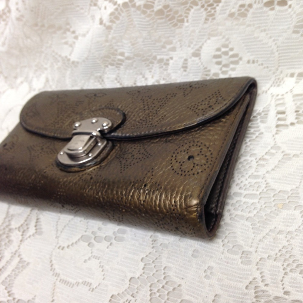 Louis Vuitton Gold Trifold Wallet