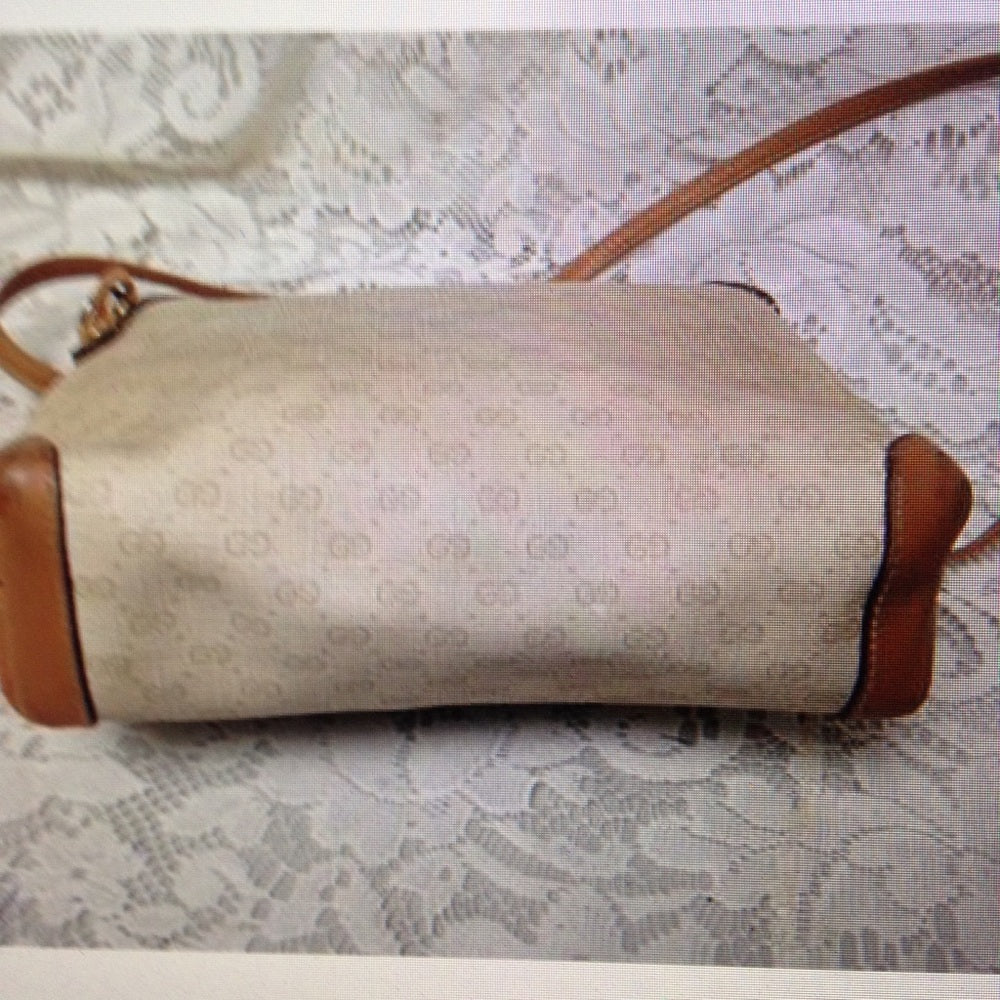 Vintage, Rare, Gucci, Brown Mono Crossbody