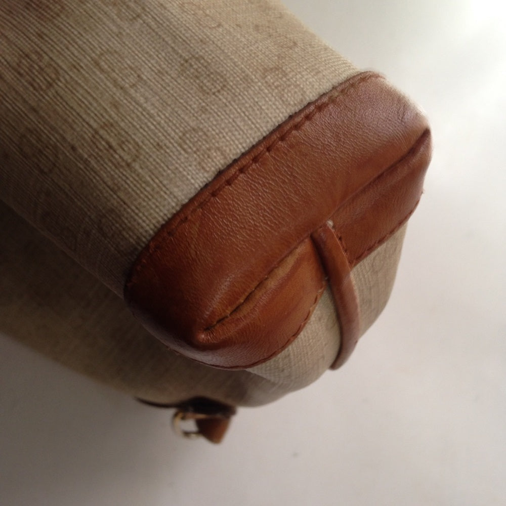 Vintage, Rare, Gucci, Brown Mono Crossbody