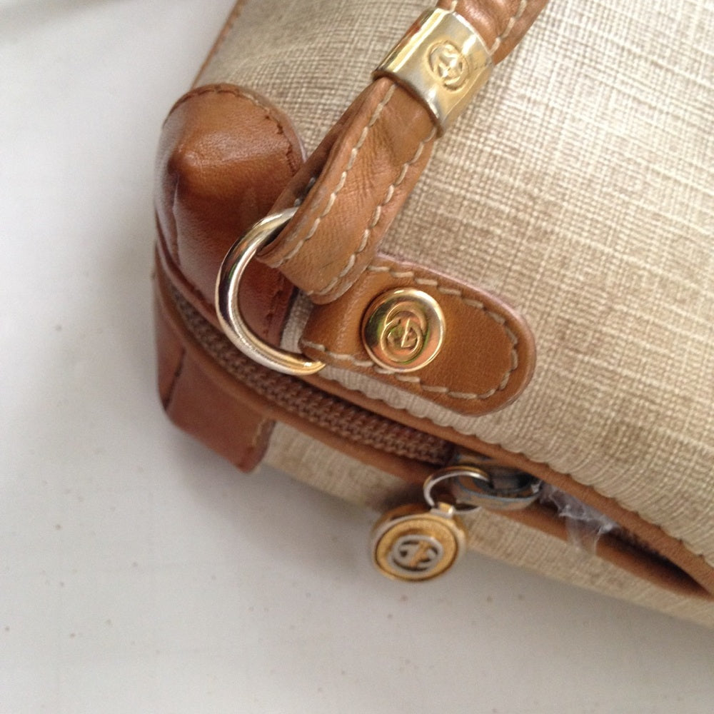 Vintage, Rare, Gucci, Brown Mono Crossbody