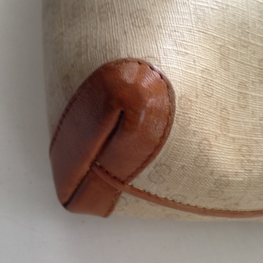 Vintage, Rare, Gucci, Brown Mono Crossbody