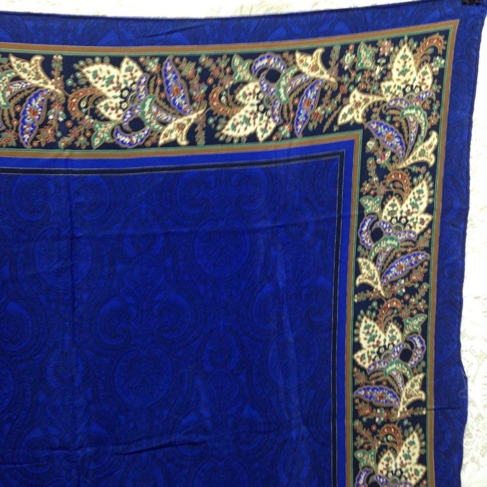 Yves Saint Laurent Multi-color Paisley Scarf 34sq