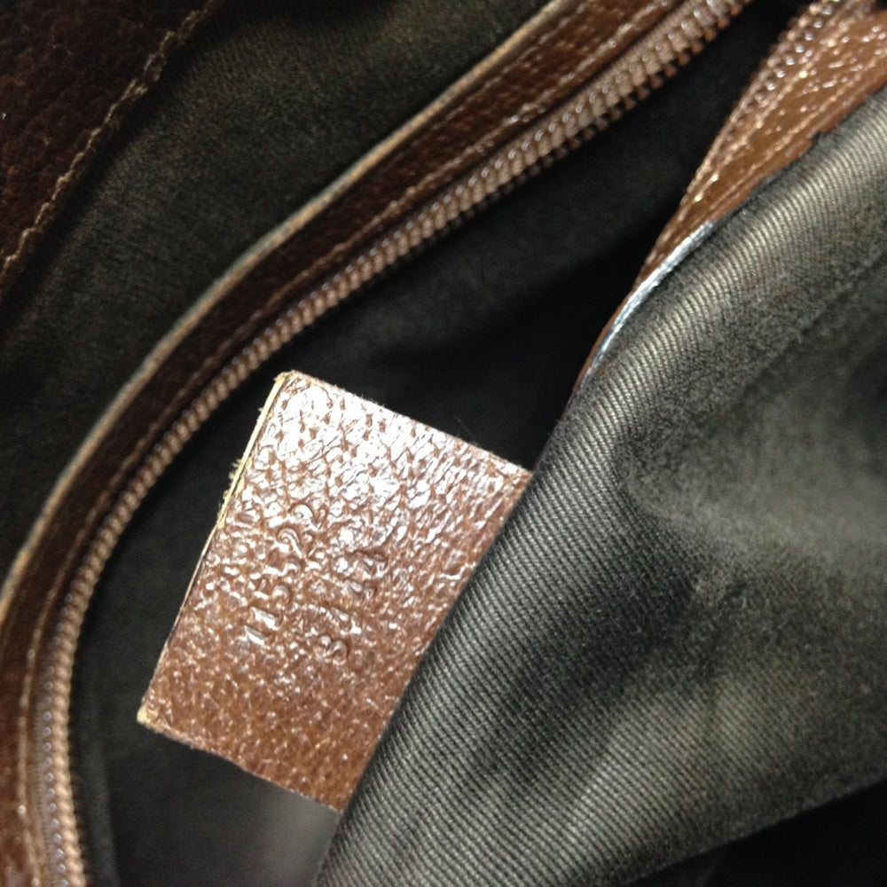 Vintage Gucci Italy, Brown Mono Shoulder Bag