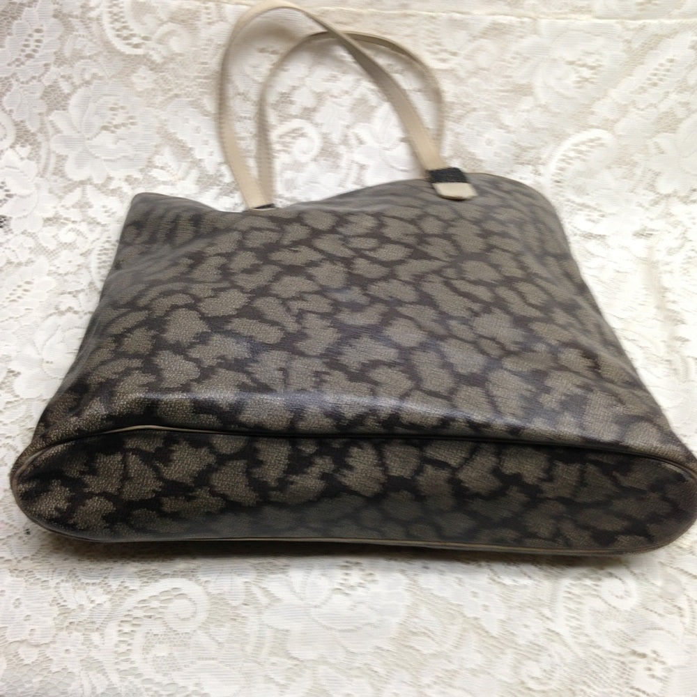 Yves Saint Laurent Large Coated Canvas Tote