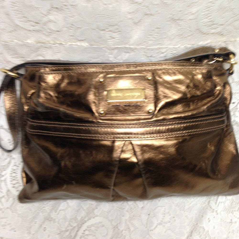 Marc by Marc Jacobs Copper Leather Shoulder-Handba