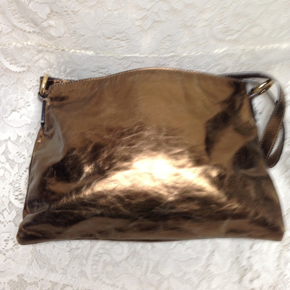 Marc by Marc Jacobs Copper Leather Shoulder-Handba