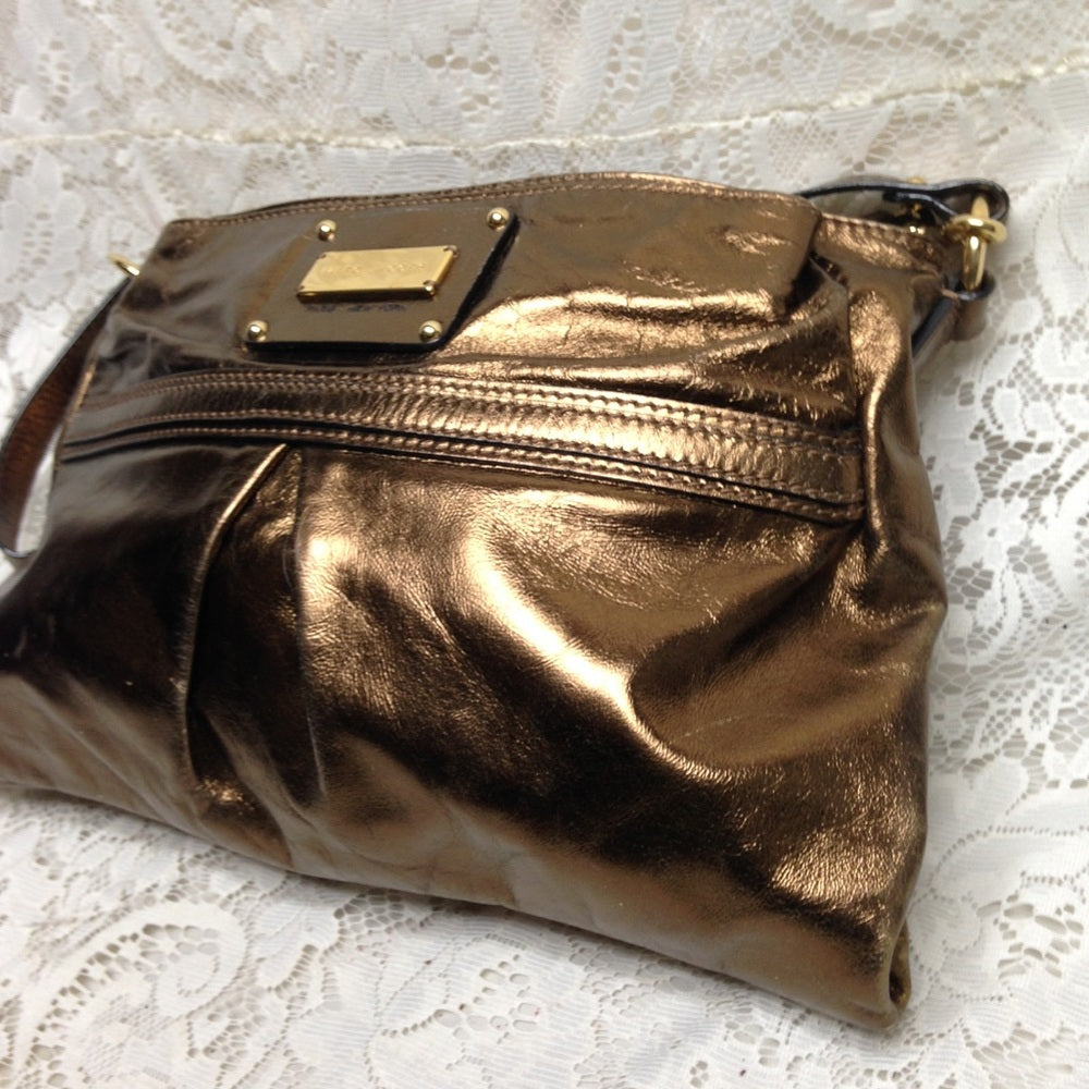 Marc by Marc Jacobs Copper Leather Shoulder-Handba