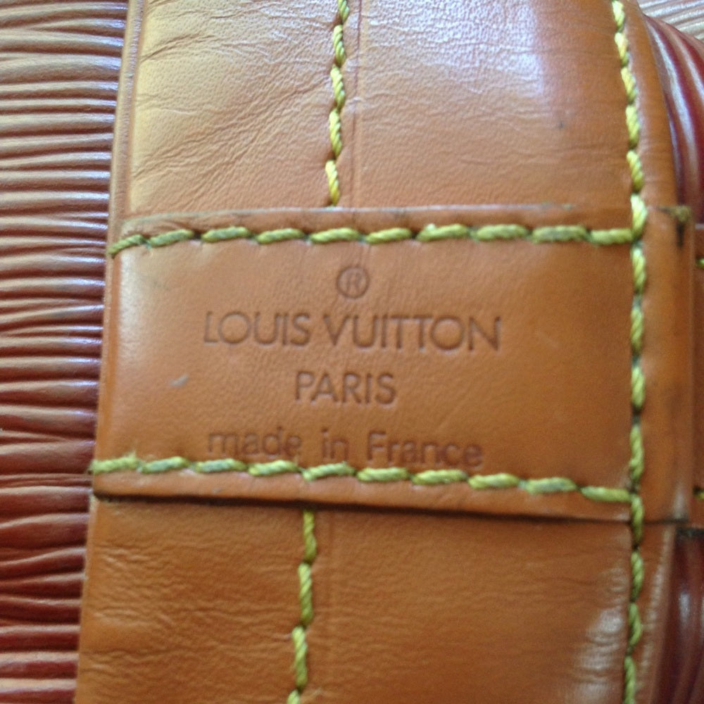 Louis Vuitton Brown Epi Leather GM Noe Draw String