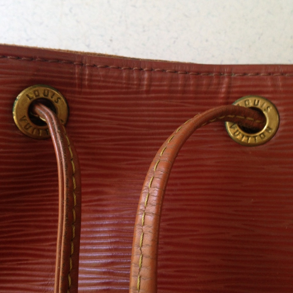 Louis Vuitton Brown Epi Leather GM Noe Draw String