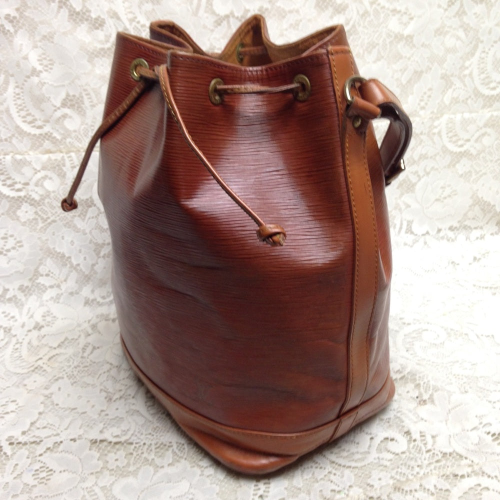 Louis Vuitton Brown Epi Leather GM Noe Draw String